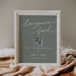 SAGE Honeymoon Fund Wedding Sign<br><div class="desc">Everleigh Collection - a stunning and minimalist collection that features a modern calligraphy font that is both chic and stylish. This collection offers a timeless and elegant design that is perfect for any event, from weddings to baby showers and everything in between. Embrace the elegance and sophistication of the Everleigh...</div>