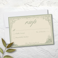 Sage Ivory Vintage Botanical Trellis Arch Wedding