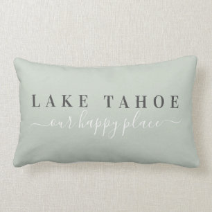 Sage Lake Tahoe Happy Place Lumbar Coussin