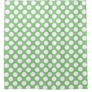 Sage: Large white Polka Dot Pattern