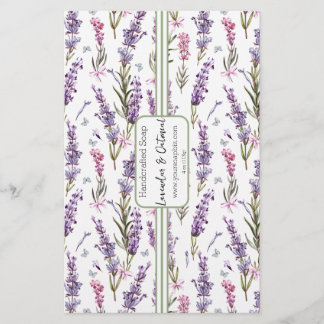 Sage & Lavendar Soap Wrap Paper Sheet