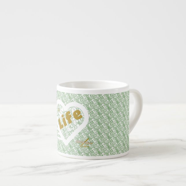 Sage Life Espresso Mug par la poète Adiela Akoo (Devant droit)