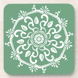 Sage Mandala Coaster