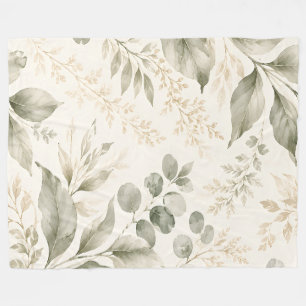 Sage Meadow Botanical Fleece Blanket