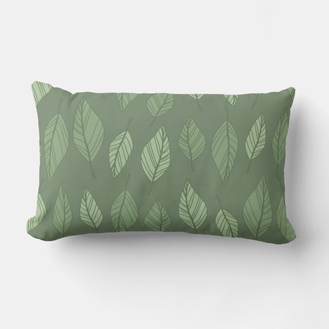 Sage Modern Lumbar Pillow (Front)