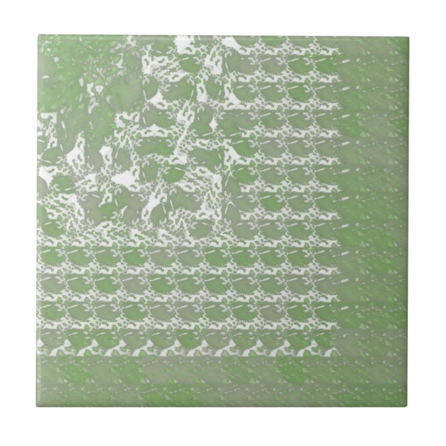 Sage Mosaic 4 Ceramic Tiles Lower Right (Front)