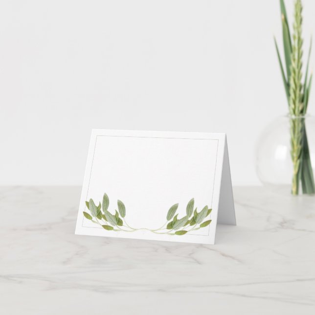 SAGE Note Card / Horizontal (Front)