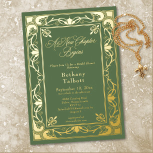 Sage Nouveau Vintage New Chapter Bridal Shower