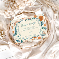 Sage Orange Botanical Diapper Raffle