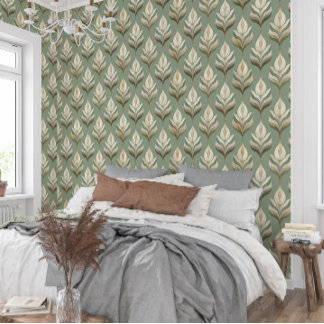 Sage Petal Haven Luxury Airbnb Botanical Wallpaper