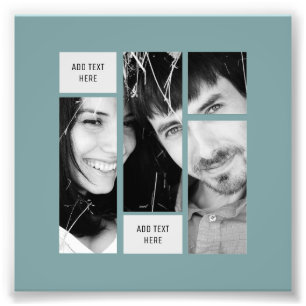 Sage Photo Text Template - Transfer To ANY Gift