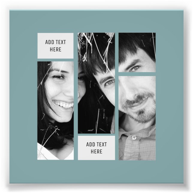 Sage Photo Text Template - Transfer To ANY Gift (Front)