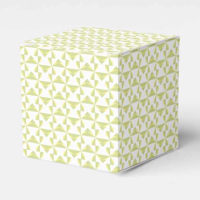 Sage Pinwheels Favor Box (Front Side)