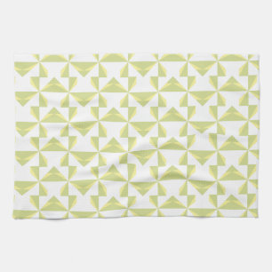 Sage Pinwheels Kitchen Towel