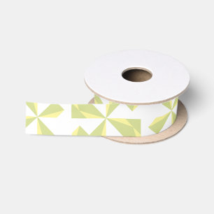 Sage Pinwheels Satin Ribbon
