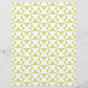 Sage Pinwheels Scrapbook Paper