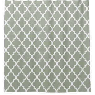 Sage Quatrefoil Pattern