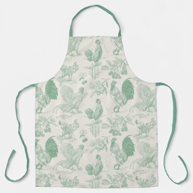 Sage Rooster Ruckus Apron (Front)