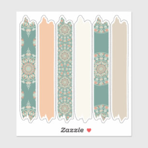 Sage & Sand Retro Cheer Mandala Patterns Planner