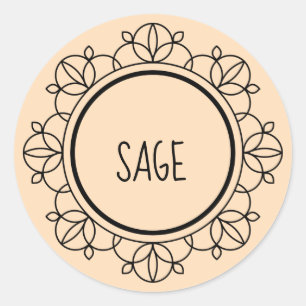 Sage spice labels
