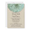 Sage Succulent Wedding Invitation
