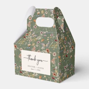 Sage Thank You Favour Box
