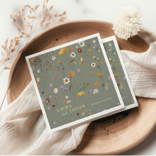 Sage Wedding Napkins
