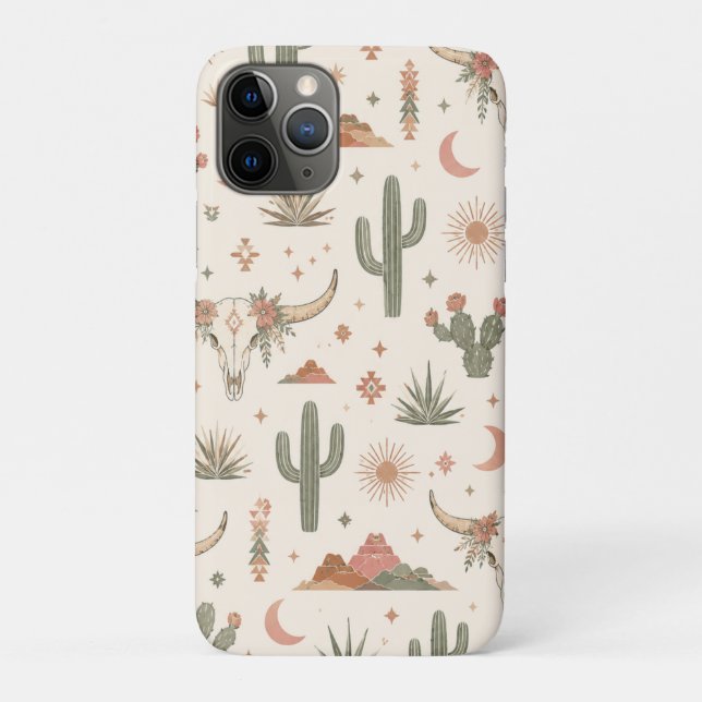 Sagebrush Rodeo Western Tech Style Case-Mate iPhone Case (Back)