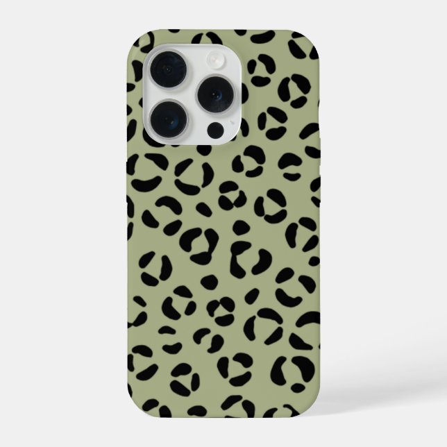 Saged Leopard iPhone Case (Back)