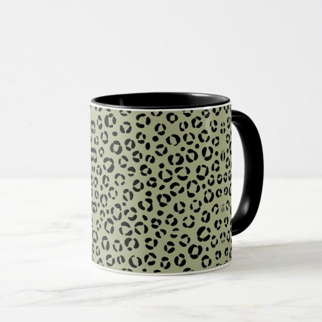 Saged Leopard Mug (Front Right)