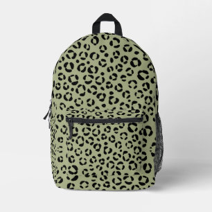 Saged Leopard Printed Backpack