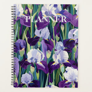Sagesse dans les pétales : Purple Iris-Designed Pl
