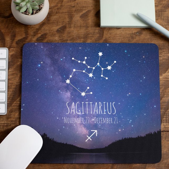 Saggitarius | Personalized Zodiac Constellation Mouse Pad (Creator Uploaded)