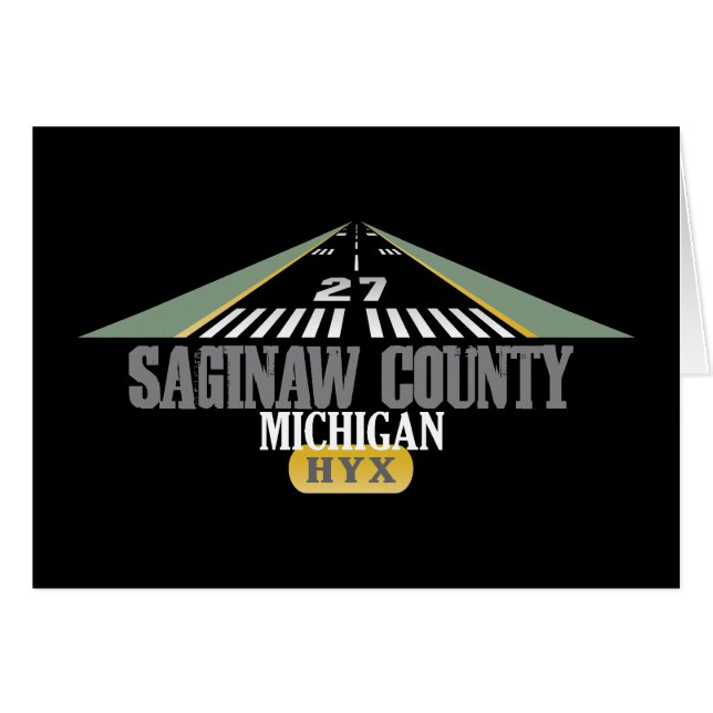 Saginaw County - Airport Runway (Front Horizontal)