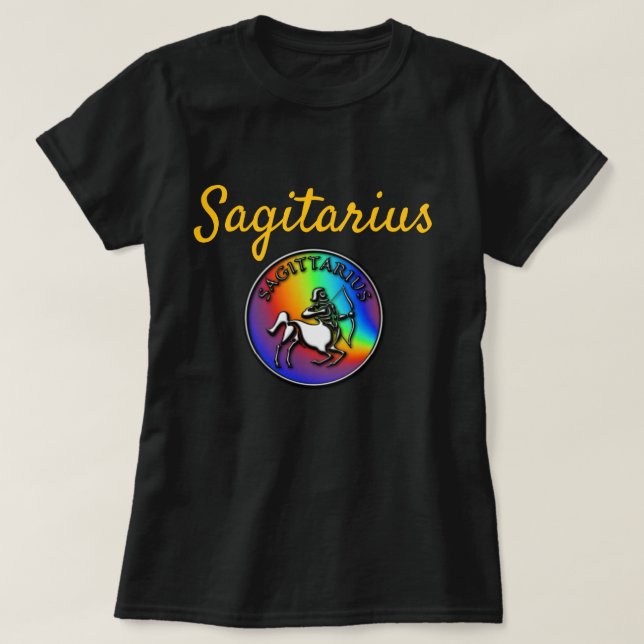 Sagitarius Zodiac T-Shirt (Design devant)
