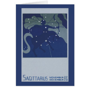 Sagittaire Constellation Astrologie Vintage Zodiaq
