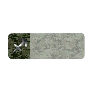 Sagittaire d'argent Zodiac Woodland Camion numériq