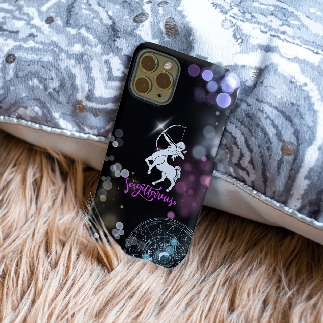 Sagittaire noir coque iphone (Créateur téléchargé)