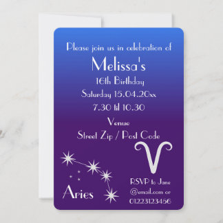Sagittaire personnalisé Zodiac Party Invitation