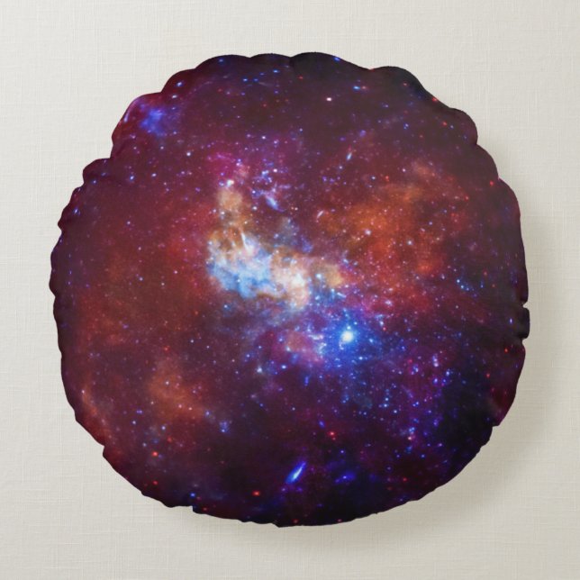 Sagittarius A Milky Way Galaxy Image Round Pillow (Front)