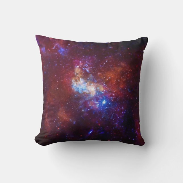 Sagittarius A Milky Way Galaxy Image Throw Pillow (Front)