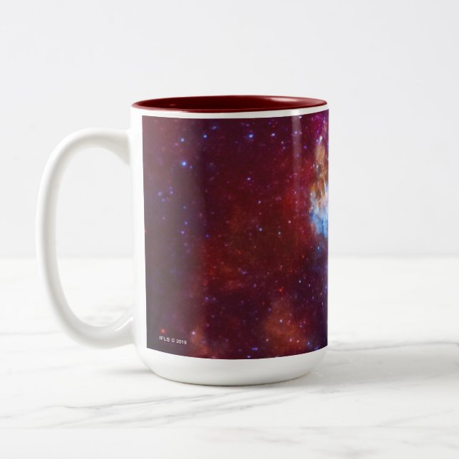 Sagittarius A Milky Way Galaxy Image Two-Tone Coffee Mug (Left)