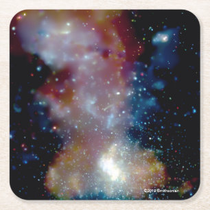 Sagittarius A Square Paper Coaster