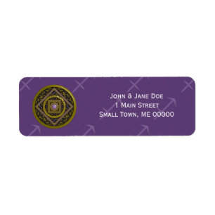 Sagittarius Address Label