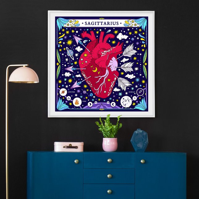 Sagittarius: “Adventurous Spirit” Zodiac Poster (Creator Uploaded)
