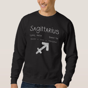 Sagittarius Archer Symbol Astrology Birthday Gift Sweatshirt