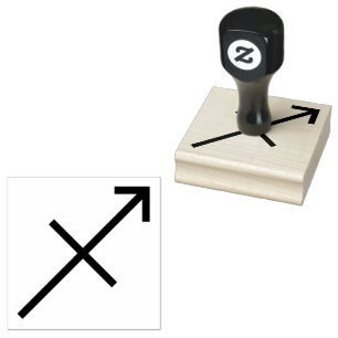 Sagittarius, Astrology Sign in the Zodiac Rubber Stamp