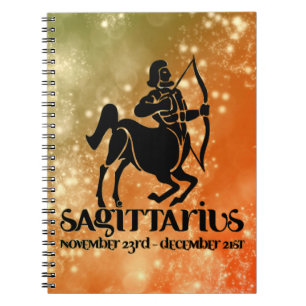 Sagittarius Astrology Zodiac d1 Notebook 4