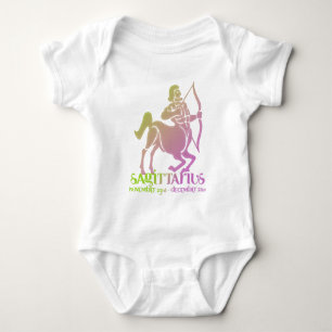 Sagittarius Astrology Zodiac d3 Baby Bodysuit