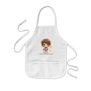 Sagittarius Baby 3 Kids Apron